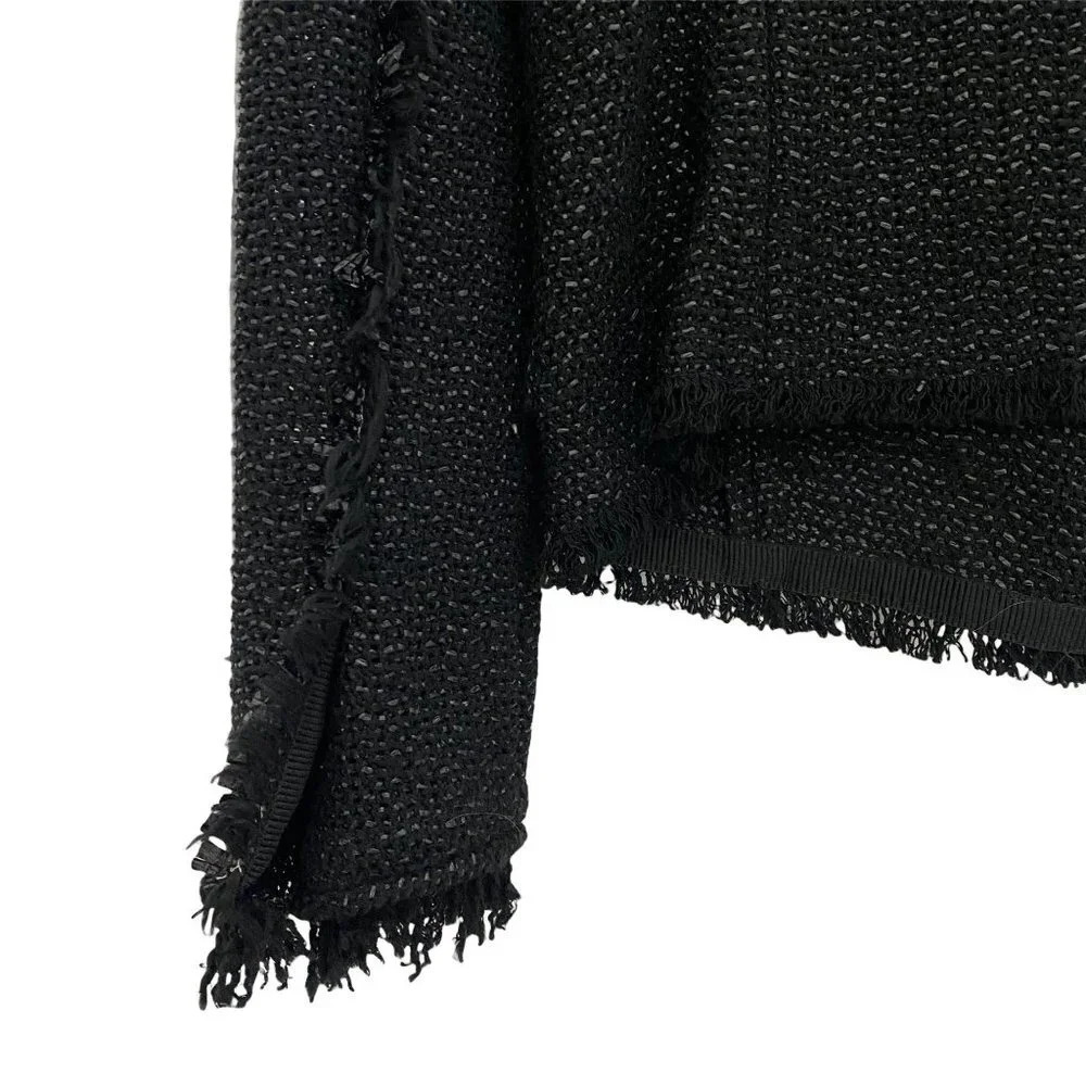 Isabel Marant Black Tweed Blazer Jacket Size M NWT - Picture 6 of 13